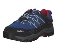 CMP Kids Rigel Low Trekking Shoes Wp, Zapatos de trekking Unisex niños, Cobalto Piedra Fuego, 35 EU