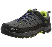 CMP Kids Rigel Low Trekking Shoes Wp, Zapatos de trekking Unisex niños, Grafito Marino, 39 EU