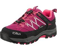CMP Kids Rigel Low Trekking Shoes WP, Zapatos de Trekking Unisex niños, Mora Rosa flúor, 32 EU