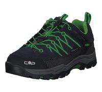 CMP Kids Rigel Low Trekking Shoes WP, Zapatos de Trekking Unisex niños, Negro Azulado Lagarto, 28 EU