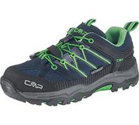 CMP Kids Rigel Low Trekking Shoes Wp, Zapatos de trekking Unisex niños, Negro azulado Lagarto 51AK, 35 EU