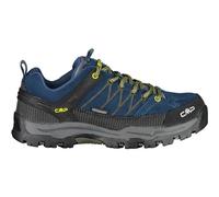 CMP Kids Rigel Low Trekking Shoes WP, Zapatos de Trekking Unisex niños, Tinta Azul Amarillo, 38 EU