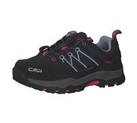 CMP Kids Rigel Low Trekking Shoes WP, Zapatos de Trekking Unisex niños, Titanio Azul Claro, 30 EU
