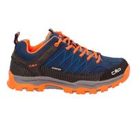 CMP Kids Rigel Low Trekking Shoes WP, Zapatos para Caminar, B. Blue-Arancio, 34 EU