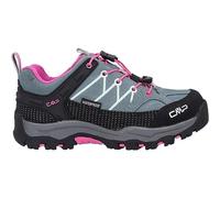 CMP - Kids Rigel Low Trekking Shoes WP, Zapatos para Caminar, Mineral Green-Purple Fluo,
