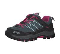 CMP Kids Rigel Low Trekking Shoes WP, Zapatos para Caminar, Mineral Green-Purple Fluo, 37 EU