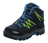 CMP Kids Rigel Mid Trekking Shoes Wp, Zapatos de trekking Unisex niños, Antracita Amarillo flúor, 32 EU