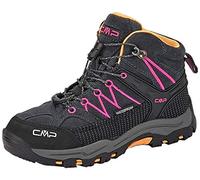 CMP Kids Rigel Mid Trekking Shoes Wp, Zapatos de trekking Unisex niños, Antracita Buganvilla, 33 EU