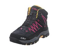 CMP Kids Rigel Mid Trekking Shoes Wp, Zapatos de trekking Unisex niños, Antracita Buganvilla, 41 EU