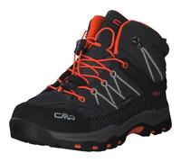 CMP Kids Rigel Mid Trekking Shoes Wp, Zapatos de trekking Unisex niños, Antracita Naranja brillante, 33 EU
