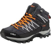 CMP Kids Rigel Mid Trekking Shoes Wp, Zapatos de trekking Unisex niños, Antracita Naranja brillante, 34 EU