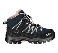CMP Kids Rigel Mid Trekking Shoe Wp, Botas de Senderismo Unisex niños, Azul (Asphalt Rose), 35 EU