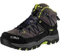 CMP Kids Rigel Mid Trekking Shoes Wp, Zapatos de trekking Unisex niños, Grafito Marino 35UD, 37 EU