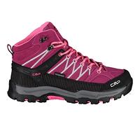 CMP Kids Rigel Mid Trekking Shoes Wp, Zapatos de trekking Unisex niños, Mora Rosa flúor, 39 EU