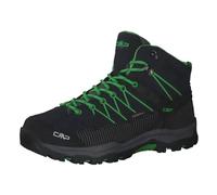 CMP Kids Rigel Mid Trekking Shoes Wp, Zapatos de trekking Unisex niños, Negro azulado Lagarto, 32 EU
