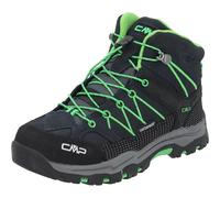 CMP Kids Rigel Mid Trekking Shoes Wp, Zapatos de trekking Unisex niños, Negro azulado Lagarto, 34 EU