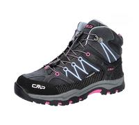CMP Campagnolo Zapatos de trekking Rigel Mid WP Unisex Niños Titanio Azul Claro 34 EU