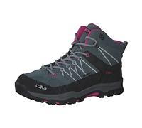 CMP Kids Rigel Mid Trekking Shoes Wp, Zapatos de trekking Unisex niños, Verde mineral Morado flúor, 38 EU
