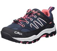 CMP Kids Sun Hiking Shoe, Zapatos de Trekking, Negro Azulado-Coral, 35 EU