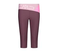 CMP - Leggings elásticos ¾ mujer, Ciruela, XXL