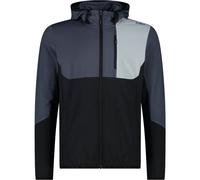 CMP Man Stretch Performance Jacket Fix Hood - Hombre - Negro - talla M- modelo 2025