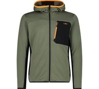 CMP Man Stretch Performance Jacket Fix Hood - Hombre - Verde - talla L- modelo 2025
