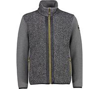 CMP Melange Jacquard Jacket With Insert Jacket Hombre, Hombre, Chaqueta, 31M3527, Carbón Mel., 56