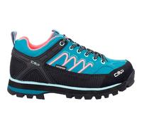 CMP Moon Low Wmn Trekking Shoe WP, Zapatos para Caminar Mujer, Teal Red Fluo, 38 EU