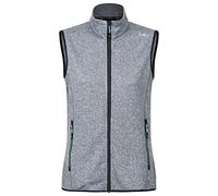 CMP - Chaleco de mujer Knit-Tech, Glaciar-Cemento, XS