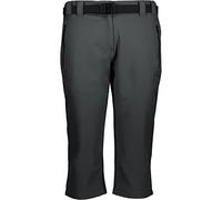 CMP - Pantalón capri stretch mujer, Antracite, L