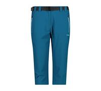 CMP - Pantalón capri stretch mujer, Deep Lake, XXS