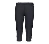 CMP - Pantalón elástico ¾ mujer, Negro-Asfalto, M