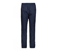 CMP - Pantalón impermeable de mujer con forro y cremalleras laterales largas, Azul negro, XS