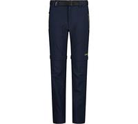 CMP Pantalón infantil elástico con cremallera, B.Blue-Limegreen, 140
