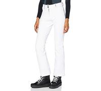 CMP - Pantalón largo de mujer con polaina interna, Blanco, XL