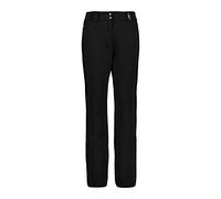 CMP - Pantalón largo de mujer con polaina interna, Negro, XXS
