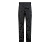 CMP Pantalón Lluvia Mujer Con Forro Y Cremalleras Laterales Largas, Negro, XS