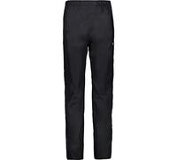 CMP Pantalón Mujer Lluvia Con Cremalleras Laterales Largas, Negro, XXXL