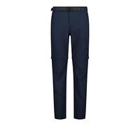 CMP - Pantalón para hombre (con cremallera para convertir en bermudas) | Con cinturón, función seca, elástico en 4 direcciones, transpirable, de secado rápido, pantalones cortos de senderismo