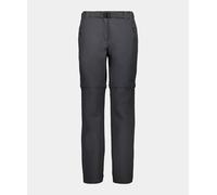 CMP Pantalones Comodidad Encajar Mujer Cremallera Off, Trekking, U423 (Carbón)
