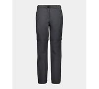 CMP Pantalones Comodidad Encajar Mujer Cremallera Off, Trekking, U423 (Carbón)