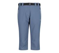 CMP Pantalones de senderismo Capri para mujer con cinturón y función seca diseño ergonómico, cintura elástica, resistente elástico en 4 direcciones para días activos y ropa deportiva versátil.