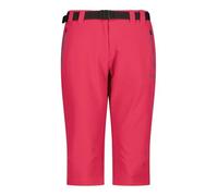 CMP Pantalones de senderismo Capri para mujer con cinturón y función seca diseño ergonómico, cintura elástica, resistente elástico en 4 direcciones para días activos y ropa deportiva versátil