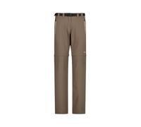 CMP Pantalones de senderismo con cremallera para mujer con función seca, beige, 38