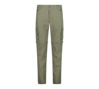 CMP Pantalones de senderismo convertibles con cremallera para hombre - 31T5627, Sage, 52