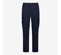 CMP Pantalones Hombre Zip Off Estiramiento Outdoor Bolsillos Laterales N950 Azul