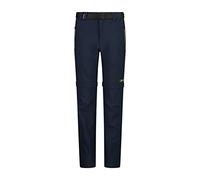 CMP Pantaloni zip off da bambini - 3T51644, Pantalones niños unisex, B.Blue-Limegreen, -