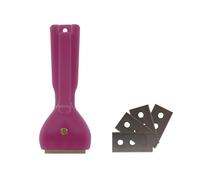 Cmp-Paris 545691 - Rasqueta para vitrocerámica + 5 Hojas de plástico, Color Aleatorio
