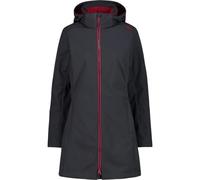 CMP - Parka de mujer con capucha y cremallera, Antracita-Anémona, S