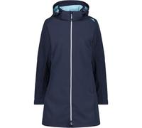 CMP - Parka de mujer con capucha y cremallera, B.Azul-Anís, XS